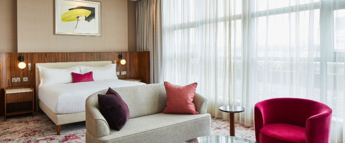 Spacious rooms with panoramic views